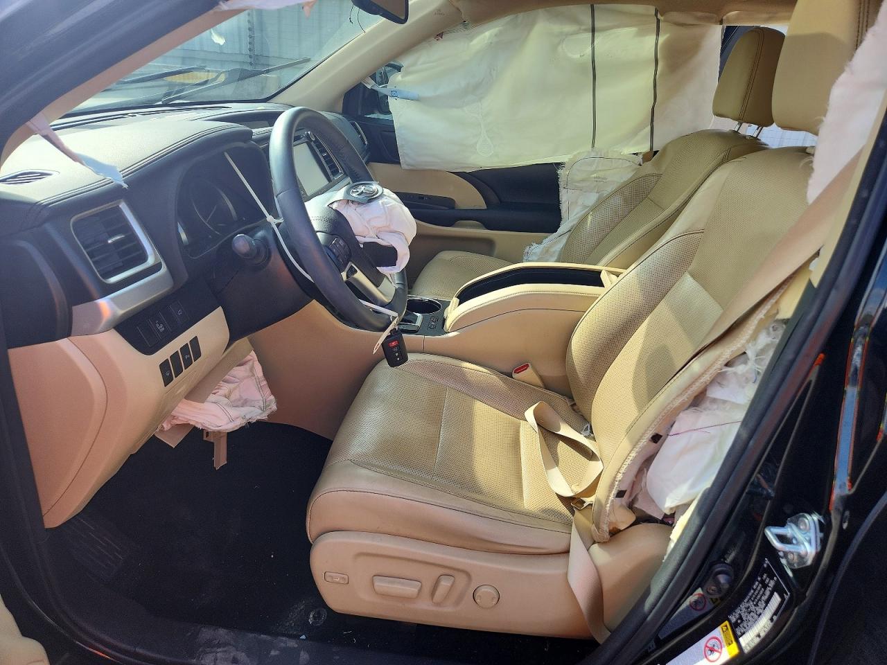 2016 Toyota Highlander Limited Черный vin: 5TDYKRFH2GS171127