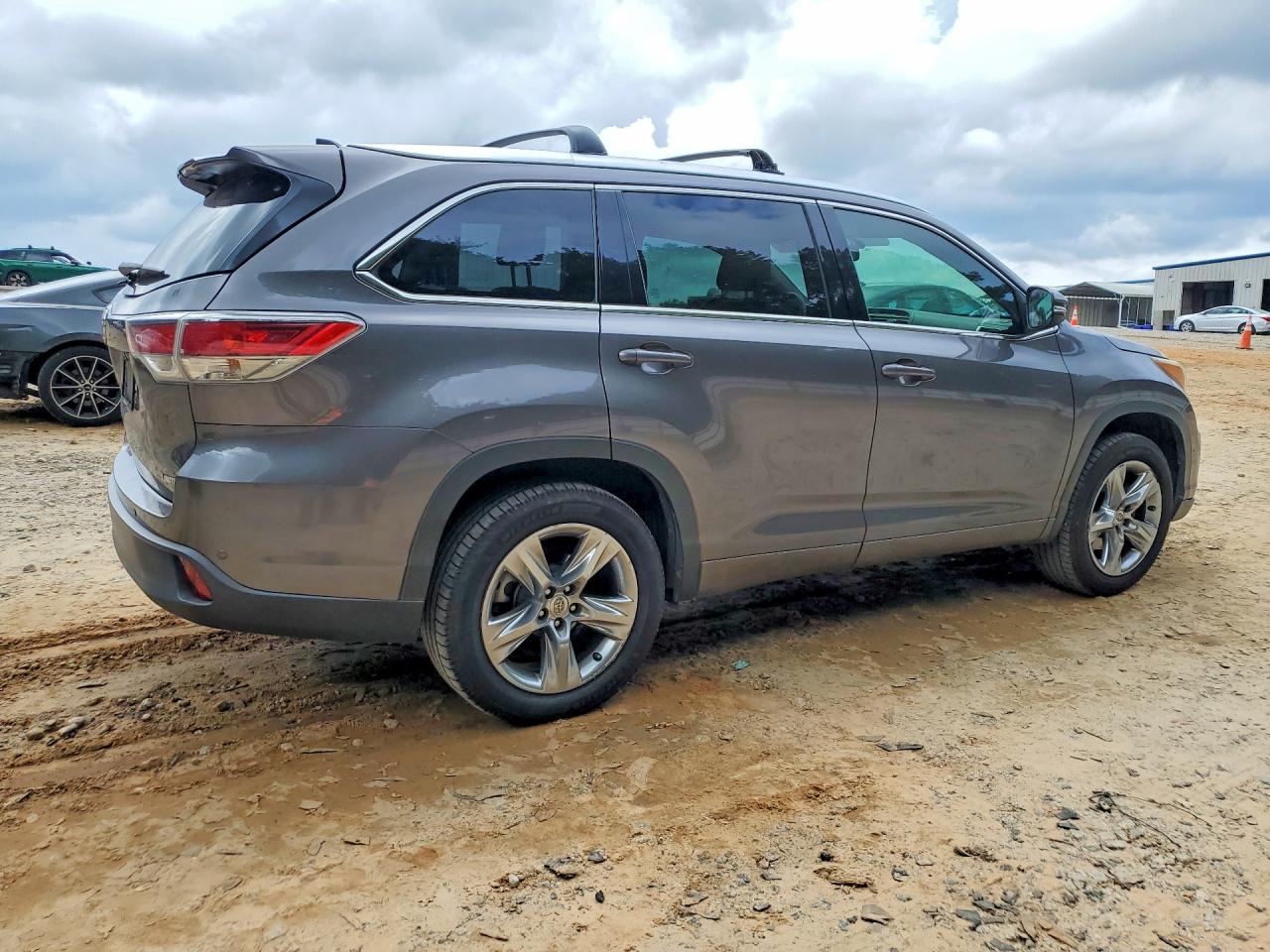 2015 Toyota Highlander Limited Gray vin: 5TDYKRFH3FS068653