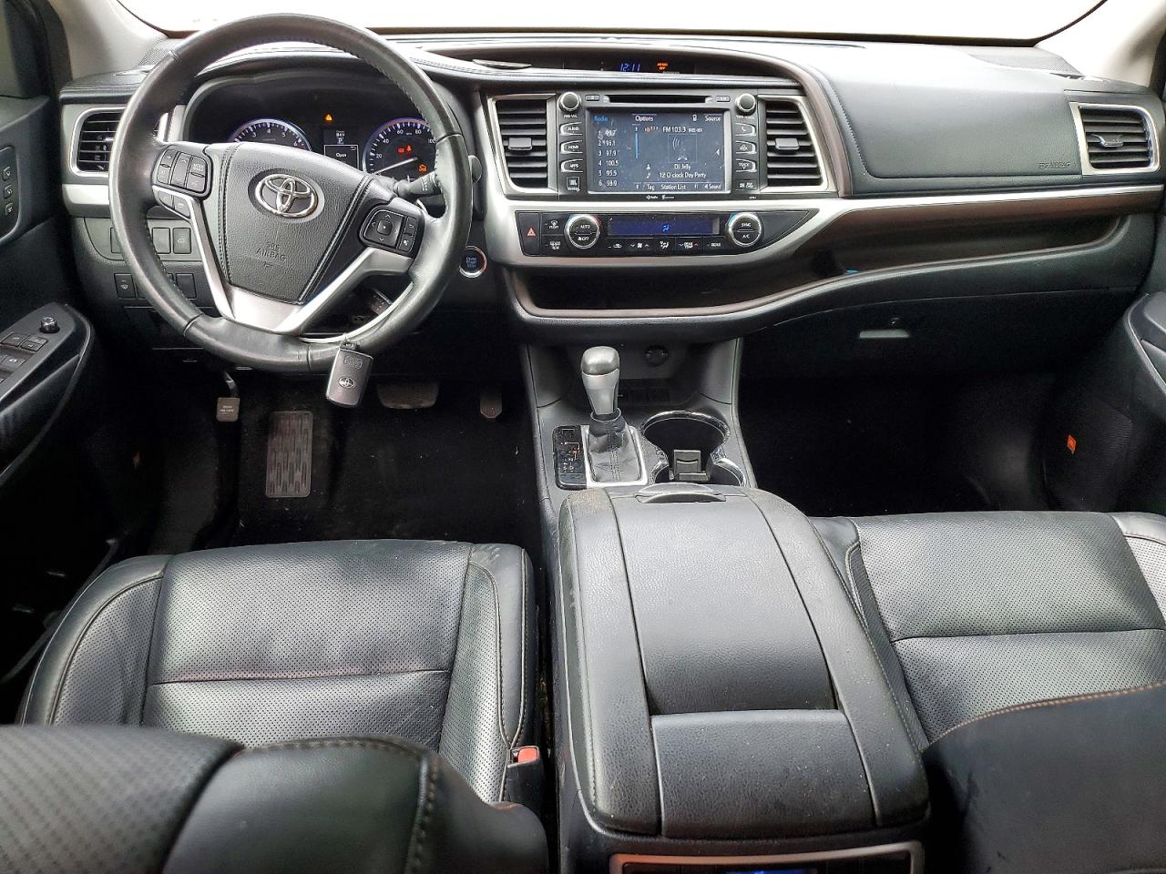 2015 Toyota Highlander Limited Gray vin: 5TDYKRFH3FS068653