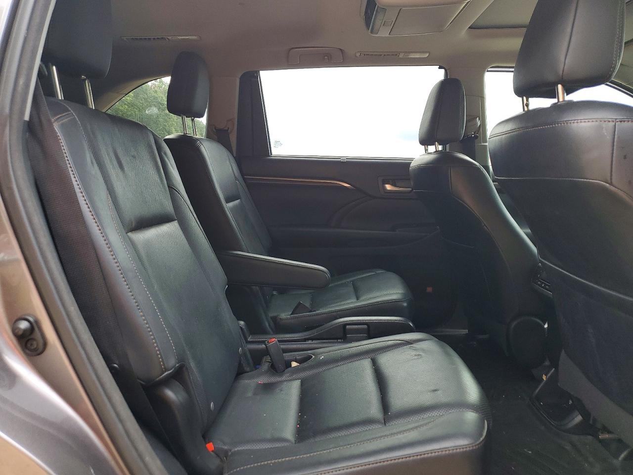 2015 Toyota Highlander Limited Gray vin: 5TDYKRFH3FS068653