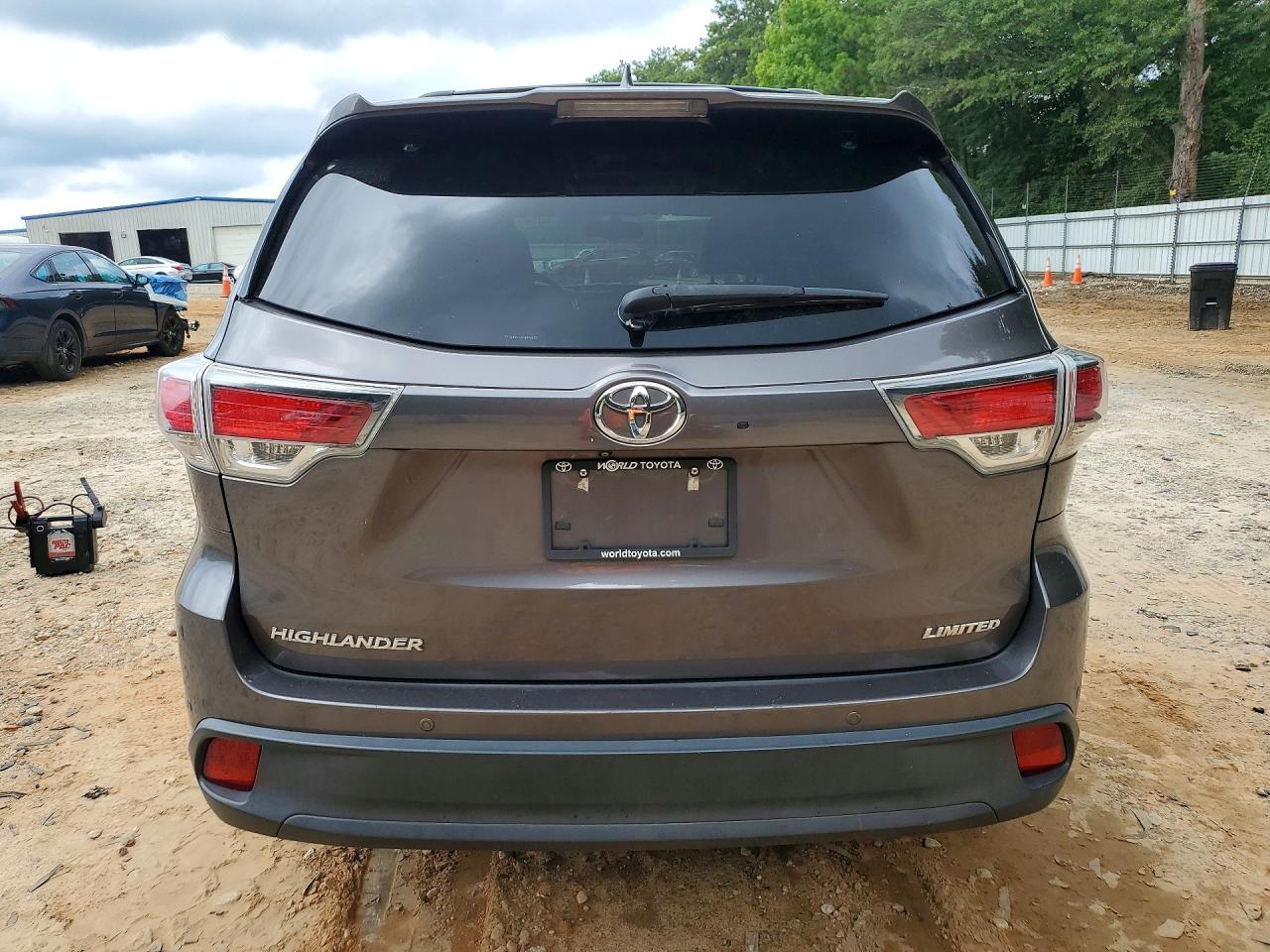 2015 Toyota Highlander Limited Gray vin: 5TDYKRFH3FS068653