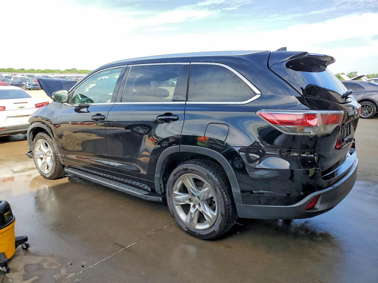 2015 Toyota Highlander Limited Black vin: 5TDYKRFH3FS075845