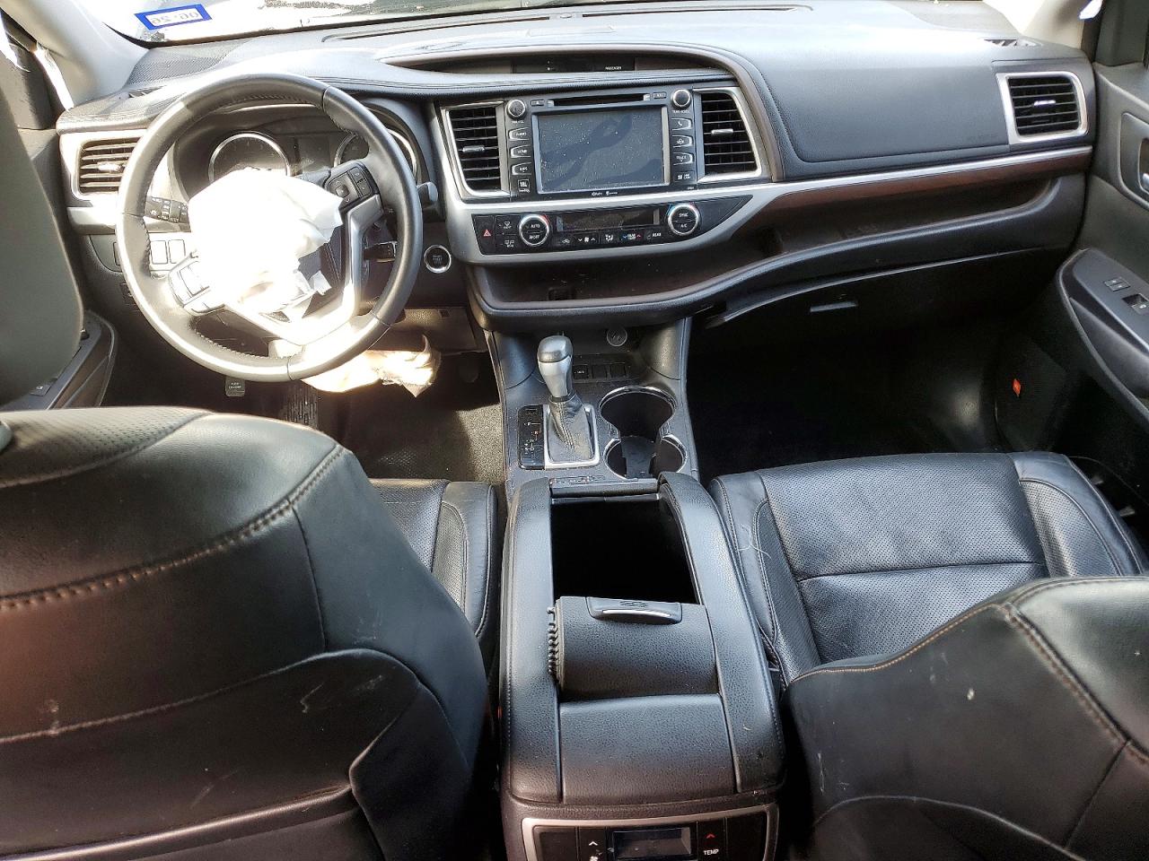 2015 Toyota Highlander Limited Black vin: 5TDYKRFH3FS075845