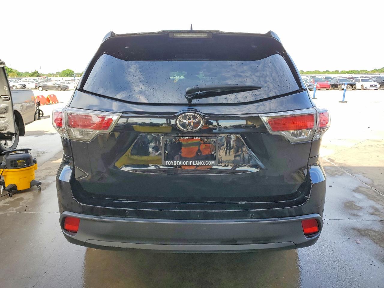 2015 Toyota Highlander Limited Black vin: 5TDYKRFH3FS075845