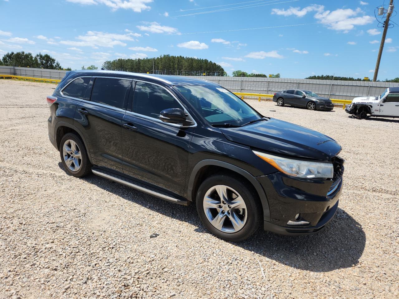 2015 Toyota Highlander Limited Platinum Black vin: 5TDYKRFH3FS089647
