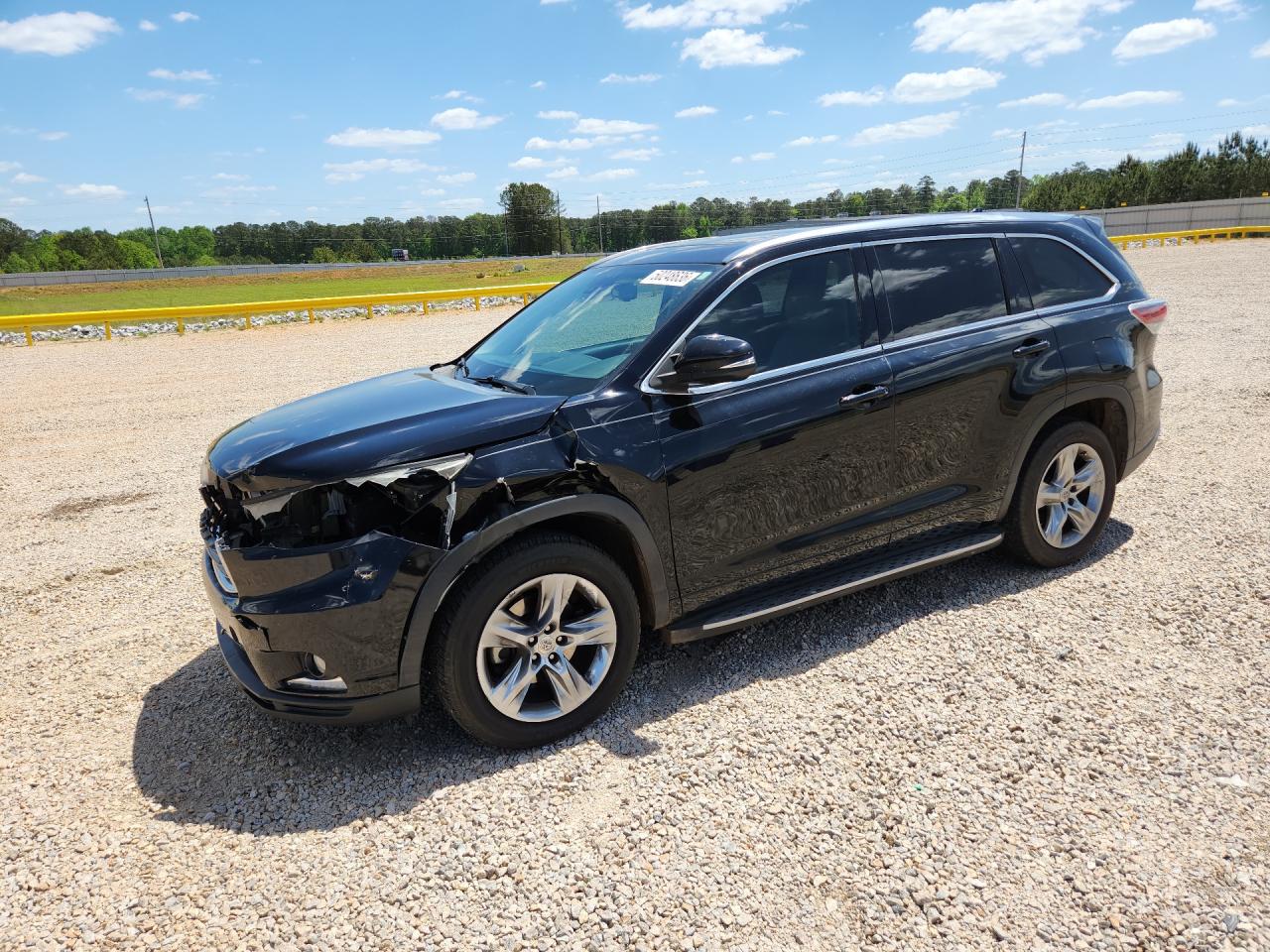 2015 Toyota Highlander Limited Platinum Black vin: 5TDYKRFH3FS089647