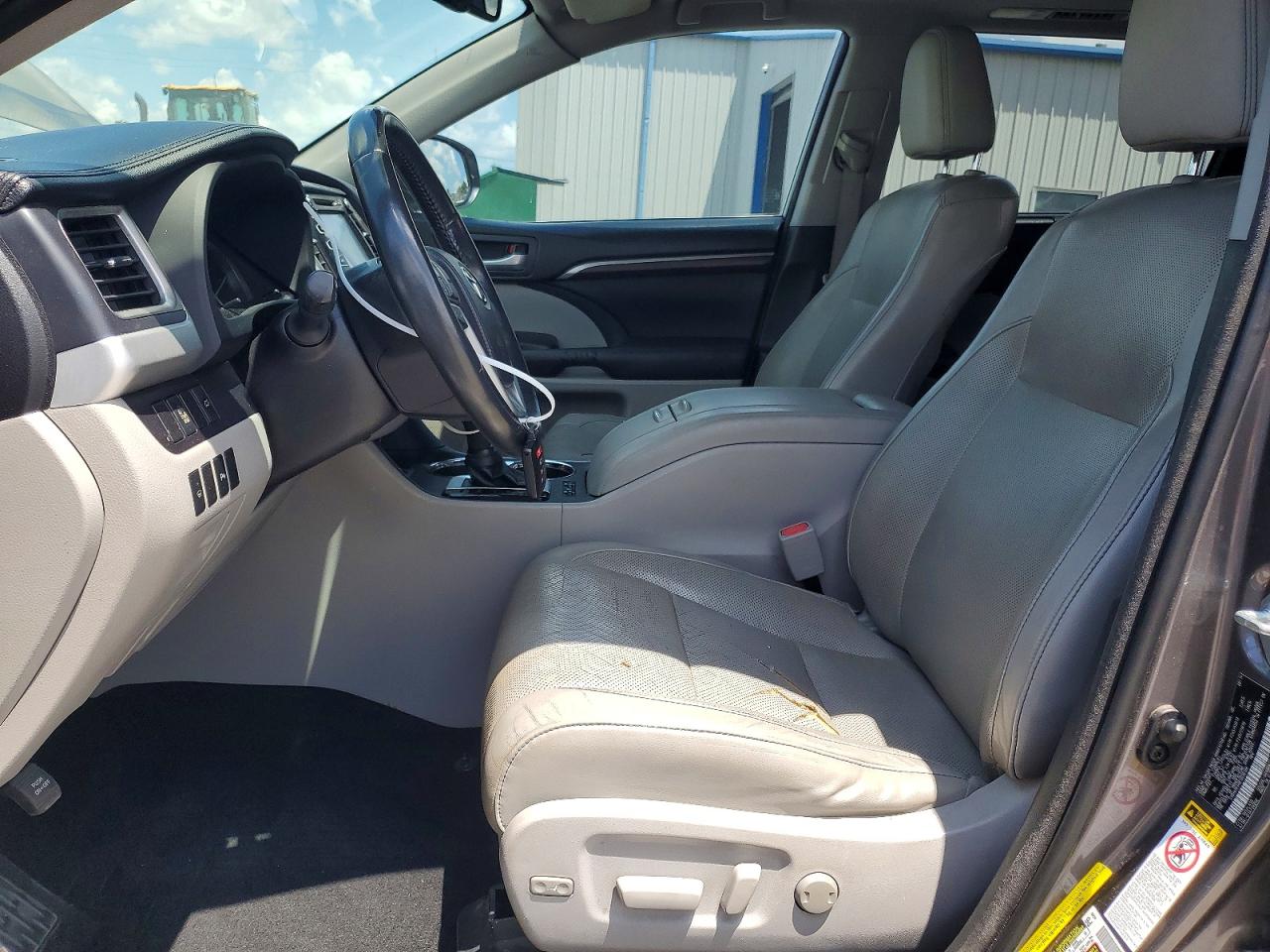 2014 Toyota Highlander Limited Gray vin: 5TDYKRFH4ES038186