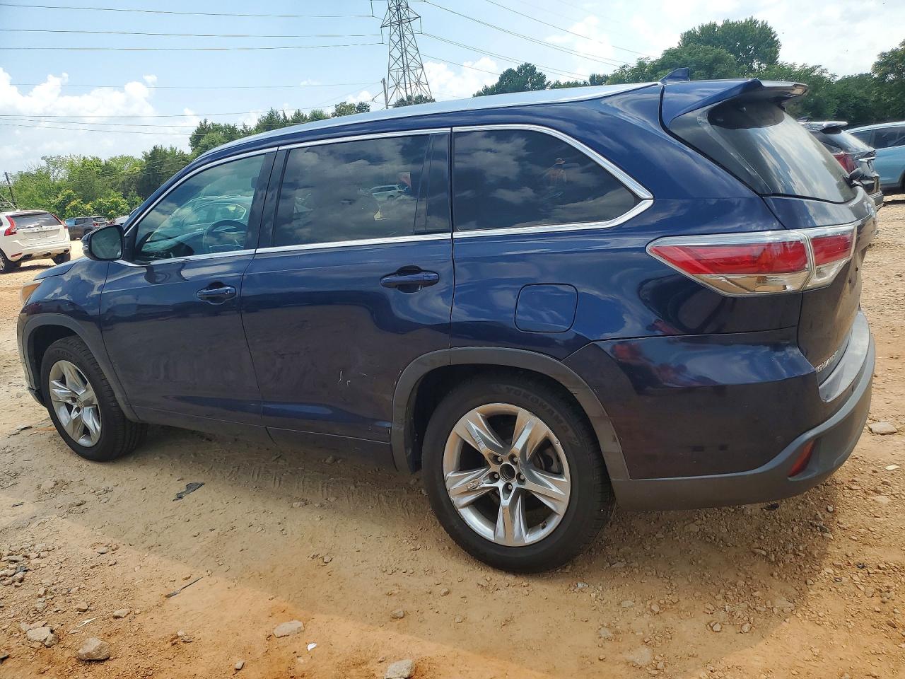 2015 Toyota Highlander Limited Platinum Blue vin: 5TDYKRFH4FS052798