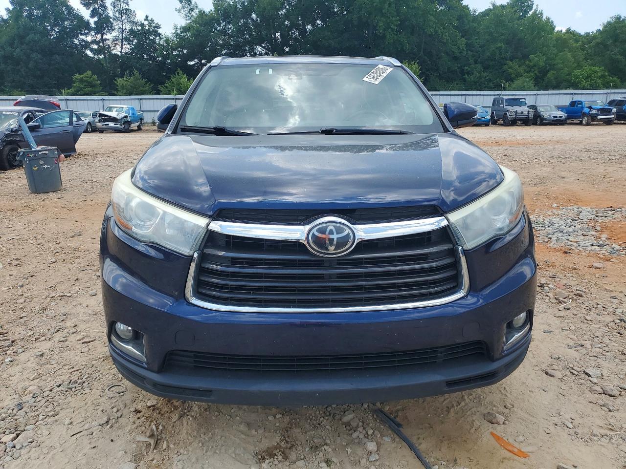 2015 Toyota Highlander Limited Platinum Blue vin: 5TDYKRFH4FS052798