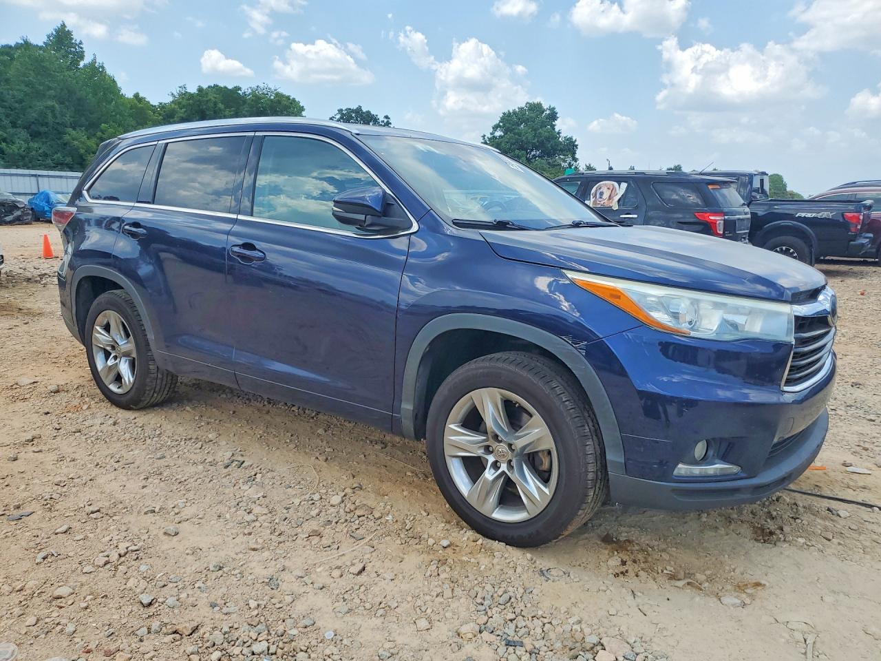 2015 Toyota Highlander Limited Platinum Blue vin: 5TDYKRFH4FS052798