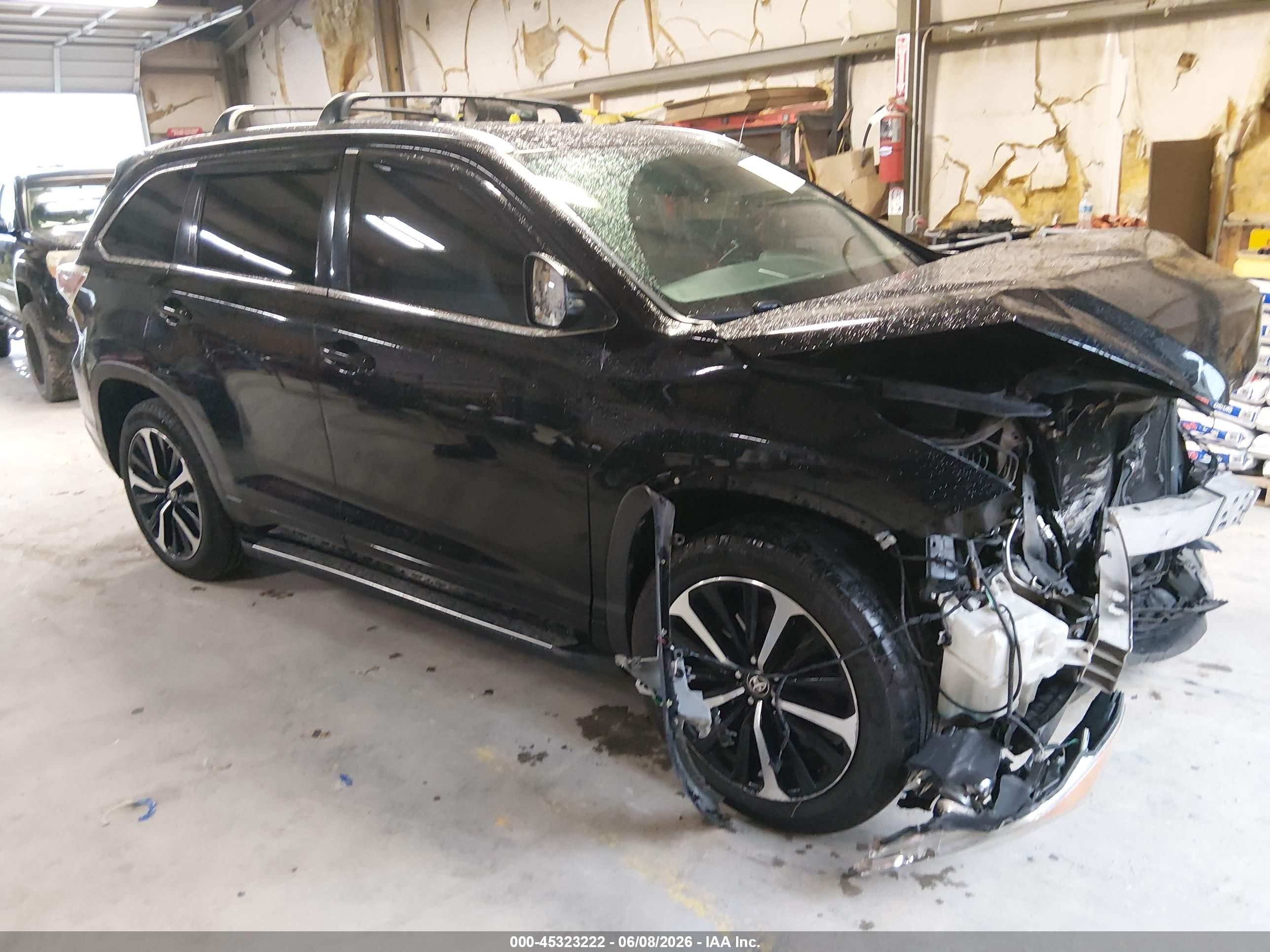 2015 Toyota Highlander Limited V6 Black vin: 5TDYKRFH5FS038506