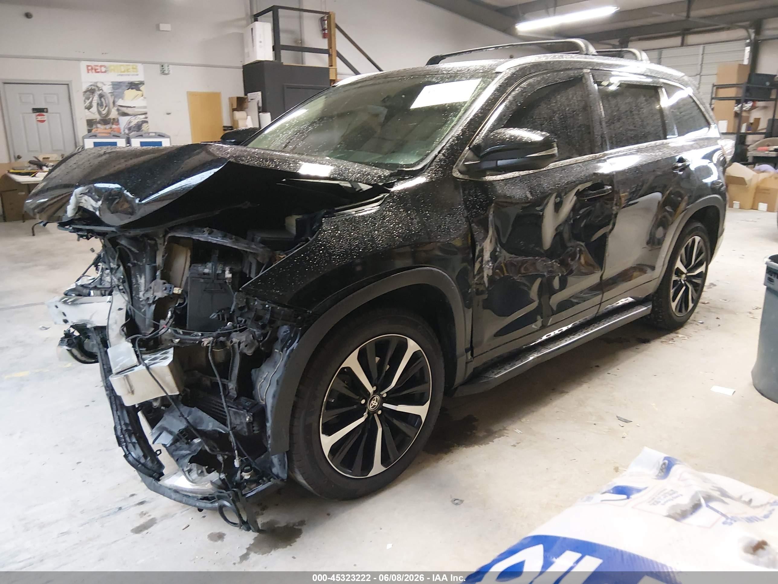 2015 Toyota Highlander Limited V6 Black vin: 5TDYKRFH5FS038506