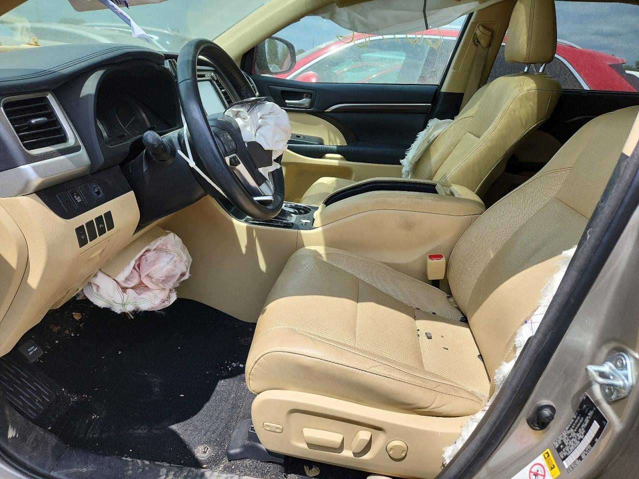 2015 Toyota Highlander Limited Silver vin: 5TDYKRFH5FS046086