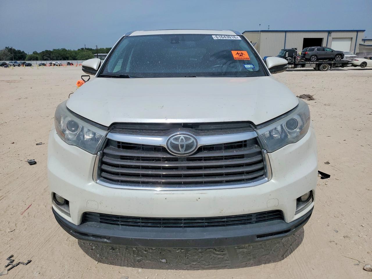 2015 Toyota Highlander Limited Platinum Белый vin: 5TDYKRFH5FS083171