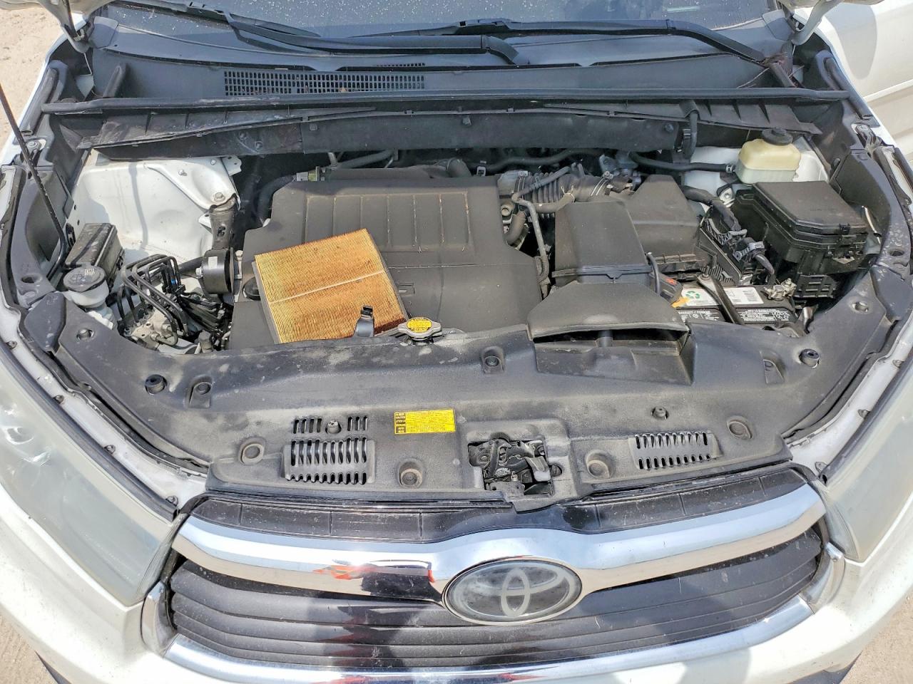 2015 Toyota Highlander Limited Platinum Белый vin: 5TDYKRFH5FS083171