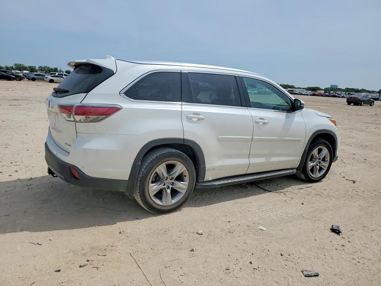 2015 Toyota Highlander Limited Platinum Белый vin: 5TDYKRFH5FS083171