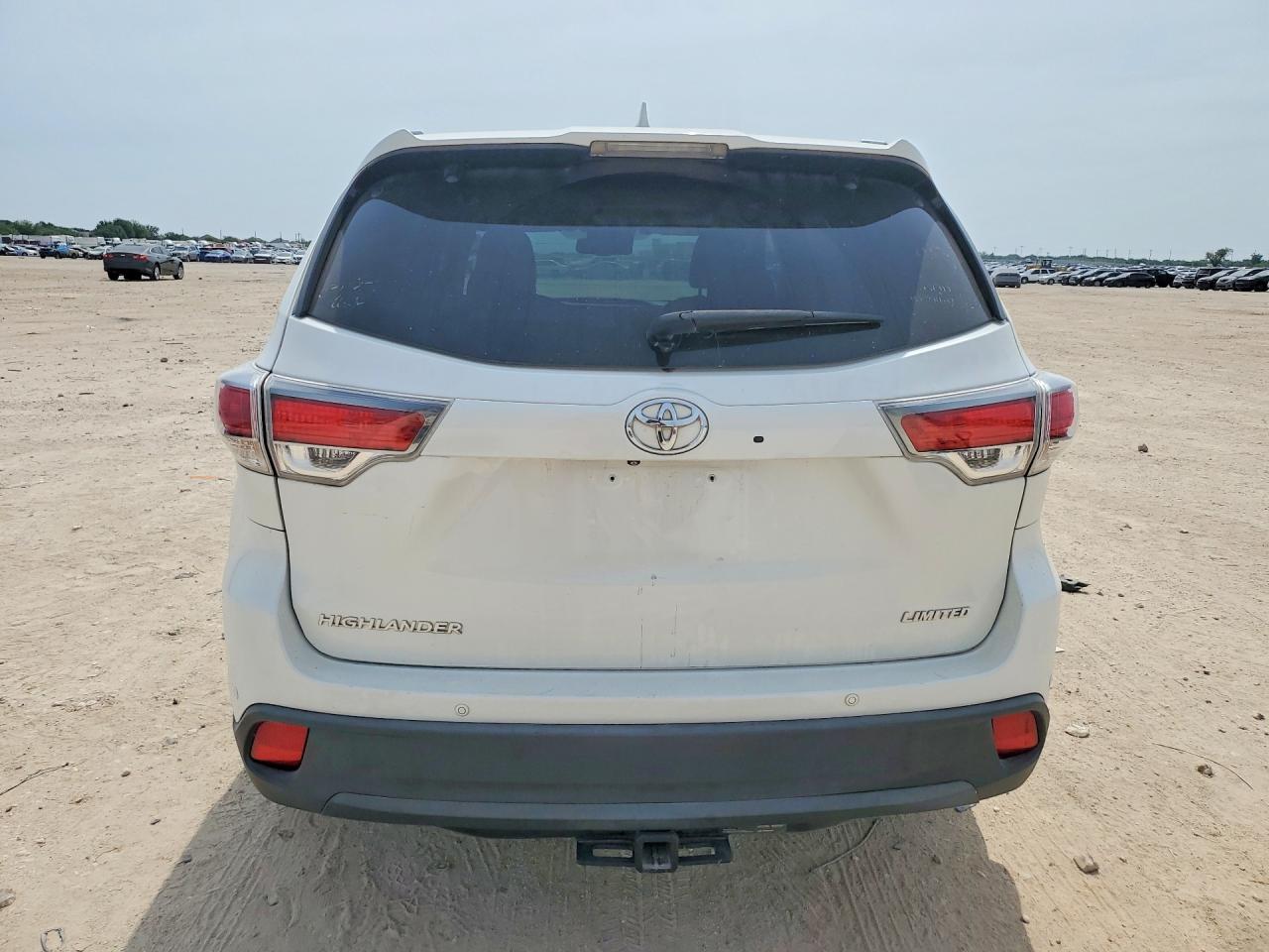 2015 Toyota Highlander Limited Platinum Белый vin: 5TDYKRFH5FS083171