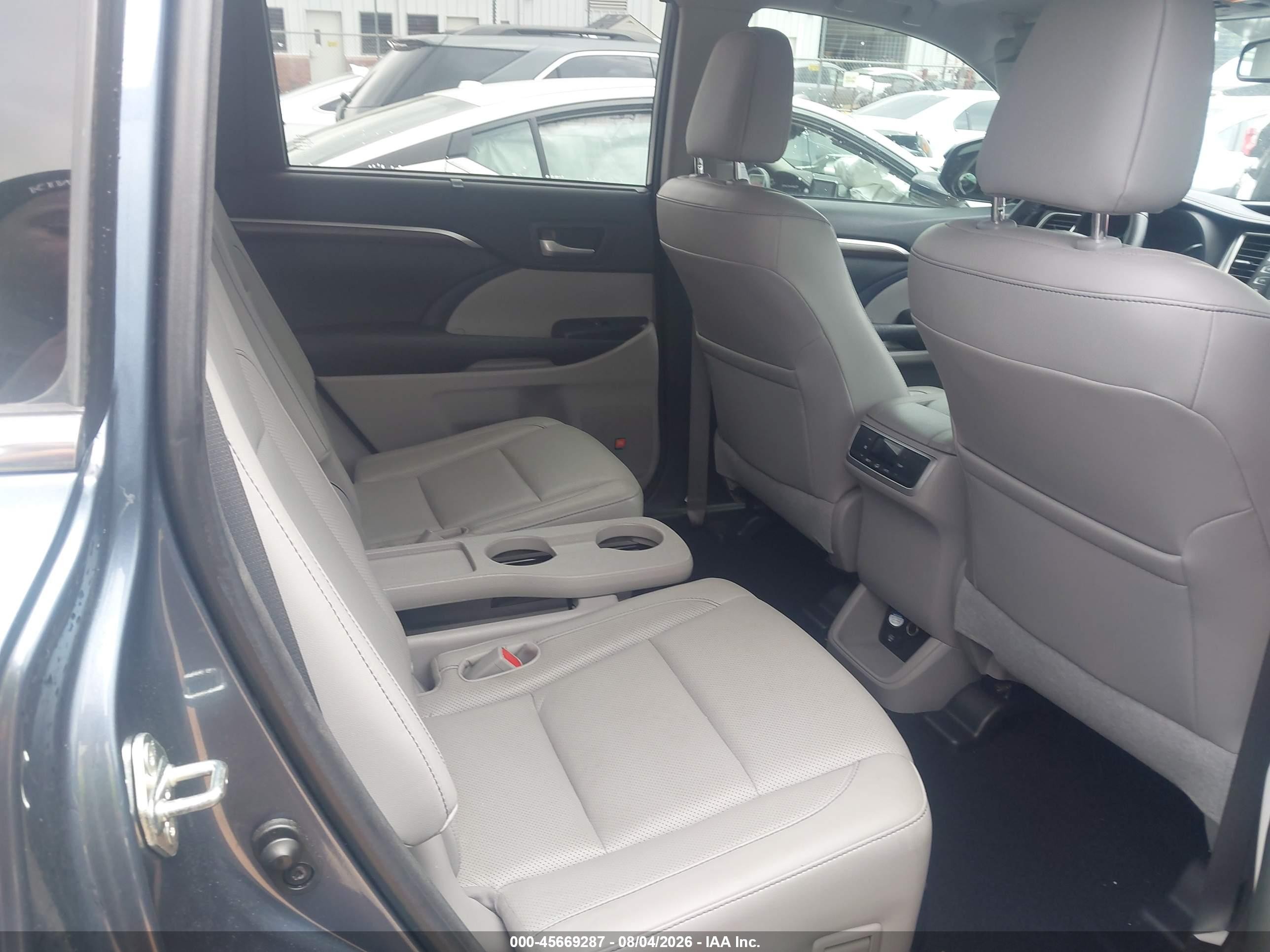 2015 Toyota Highlander Limited V6 Синий vin: 5TDYKRFH6FS069005