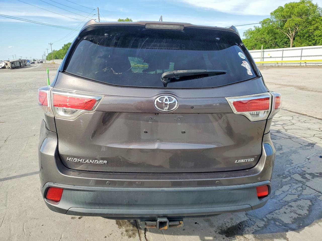 2014 Toyota Highlander Limited Platinum Gray vin: 5TDYKRFH7ES008096