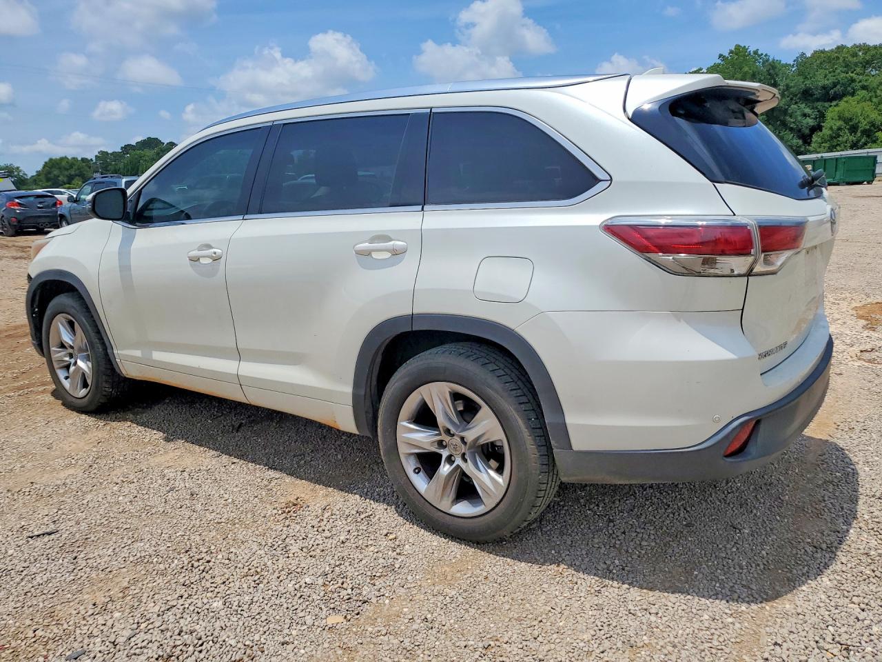2015 Toyota Highlander Hybrid Xle White vin: 5TDYKRFH7FS046543