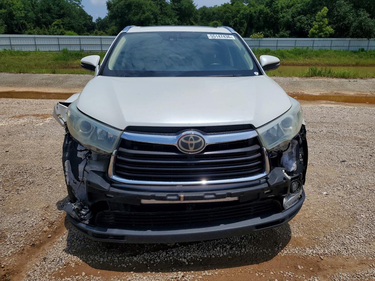 2015 Toyota Highlander Hybrid Xle White vin: 5TDYKRFH7FS046543