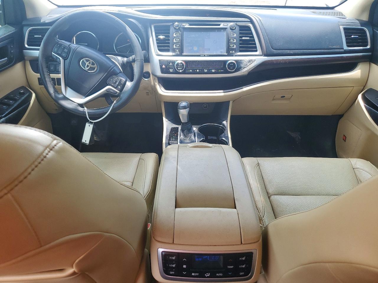 2015 Toyota Highlander Hybrid Xle White vin: 5TDYKRFH7FS046543