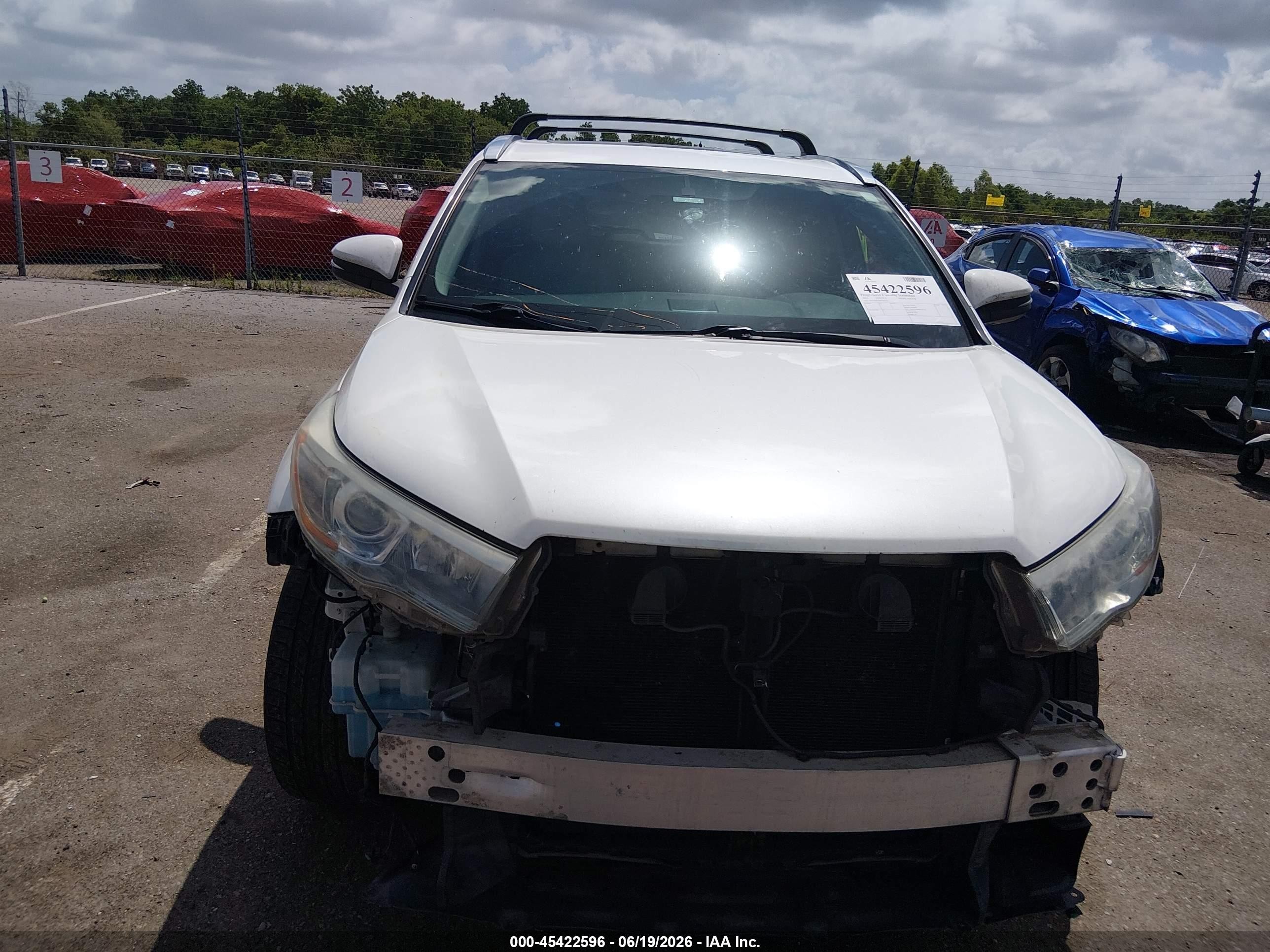 2015 Toyota Highlander Limited V6 White vin: 5TDYKRFH8FS080491