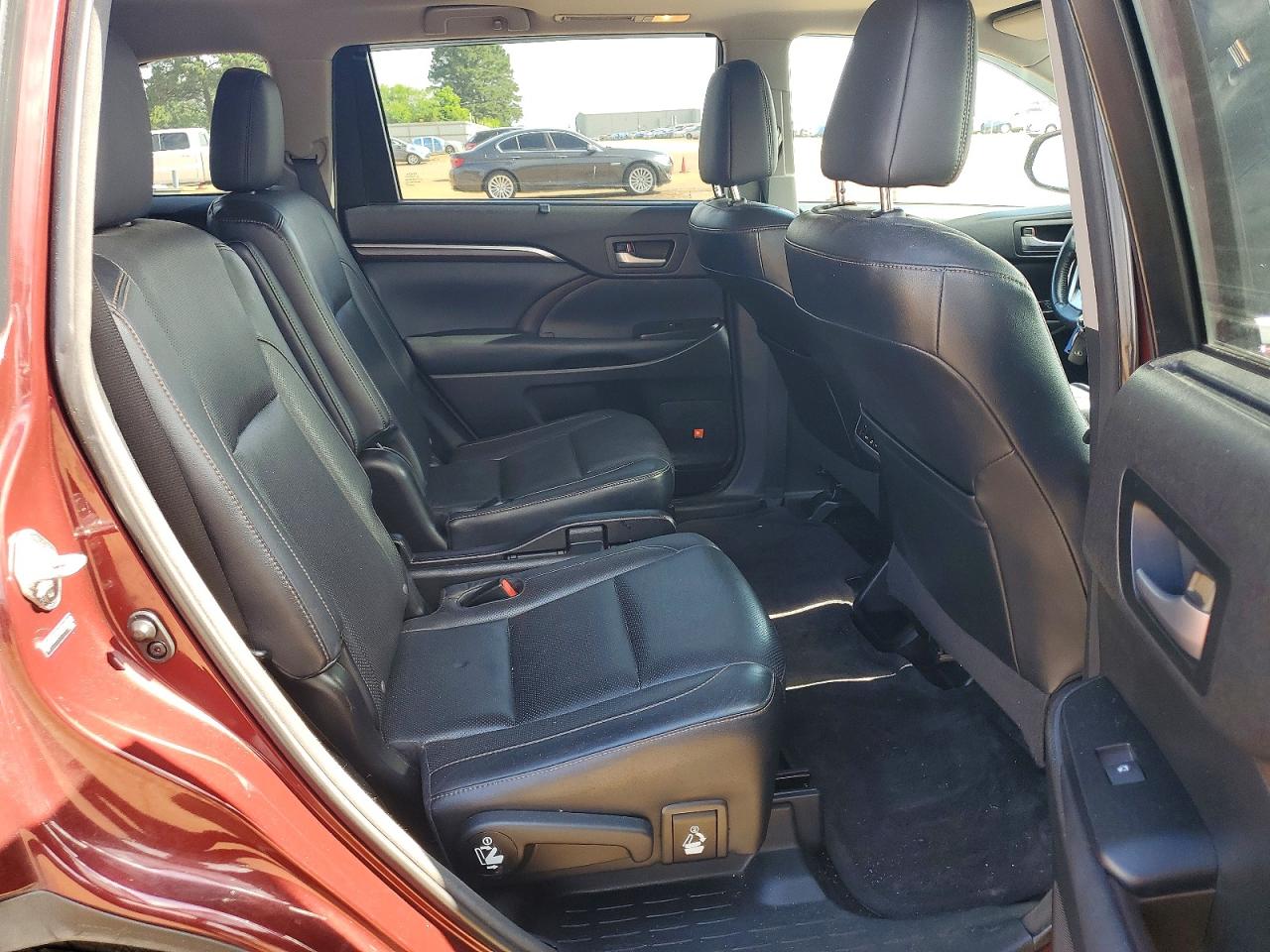 2014 Toyota Highlander Limited Бордовый vin: 5TDYKRFH9ES017849