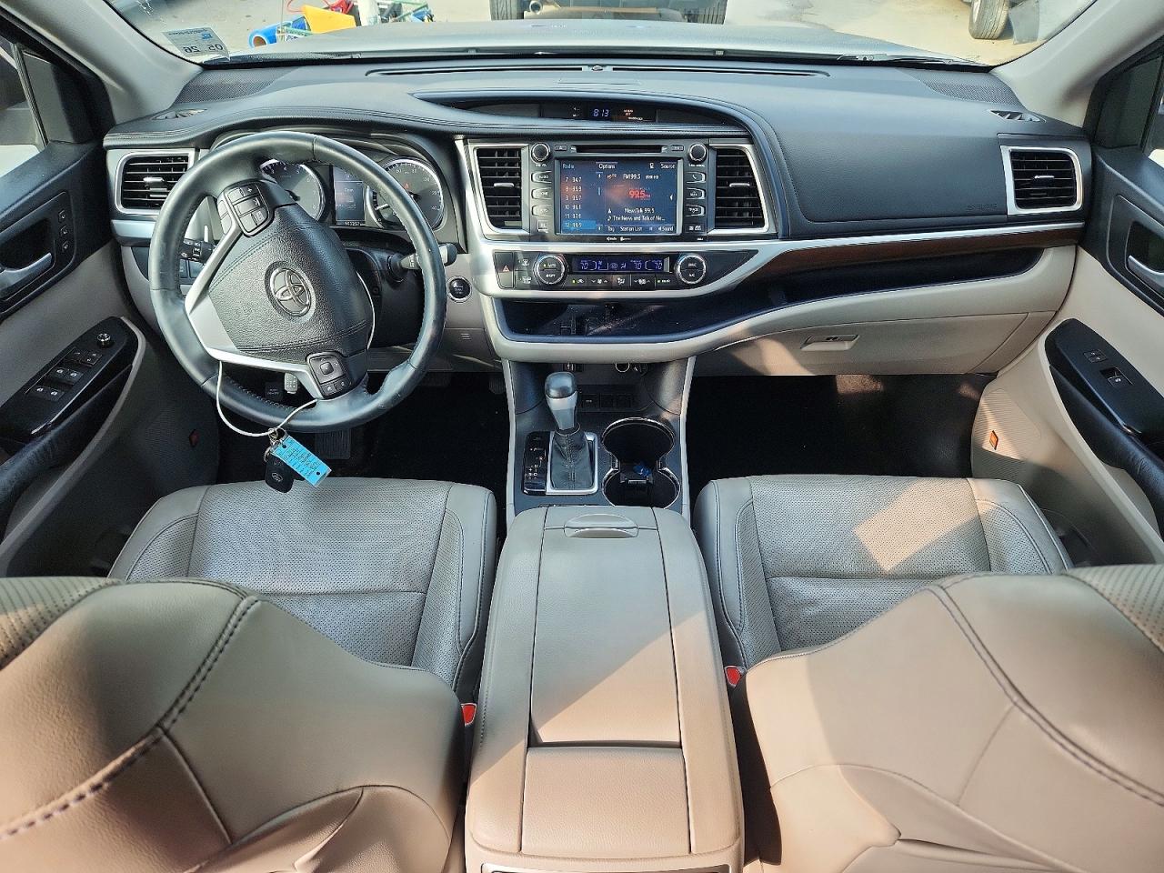2015 Toyota Highlander Limited Gray vin: 5TDYKRFHXFS116228