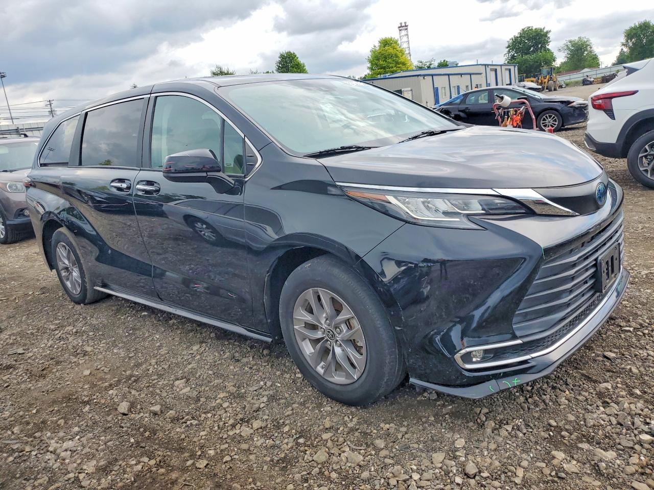 2022 Toyota Sienna Xle Black vin: 5TDYRKEC1NS098760