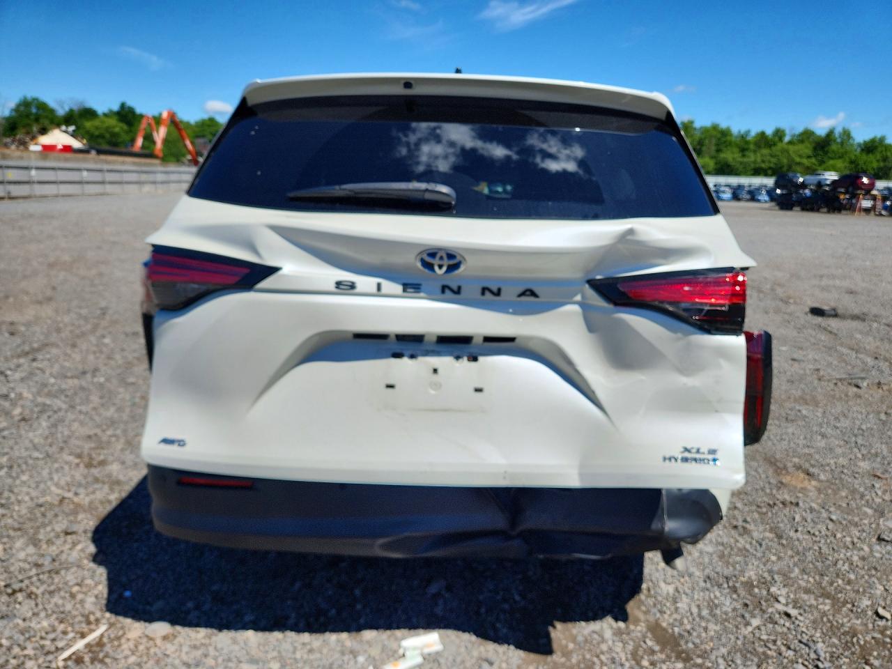 2021 Toyota Sienna Xle White vin: 5TDYSKFC7MS015933