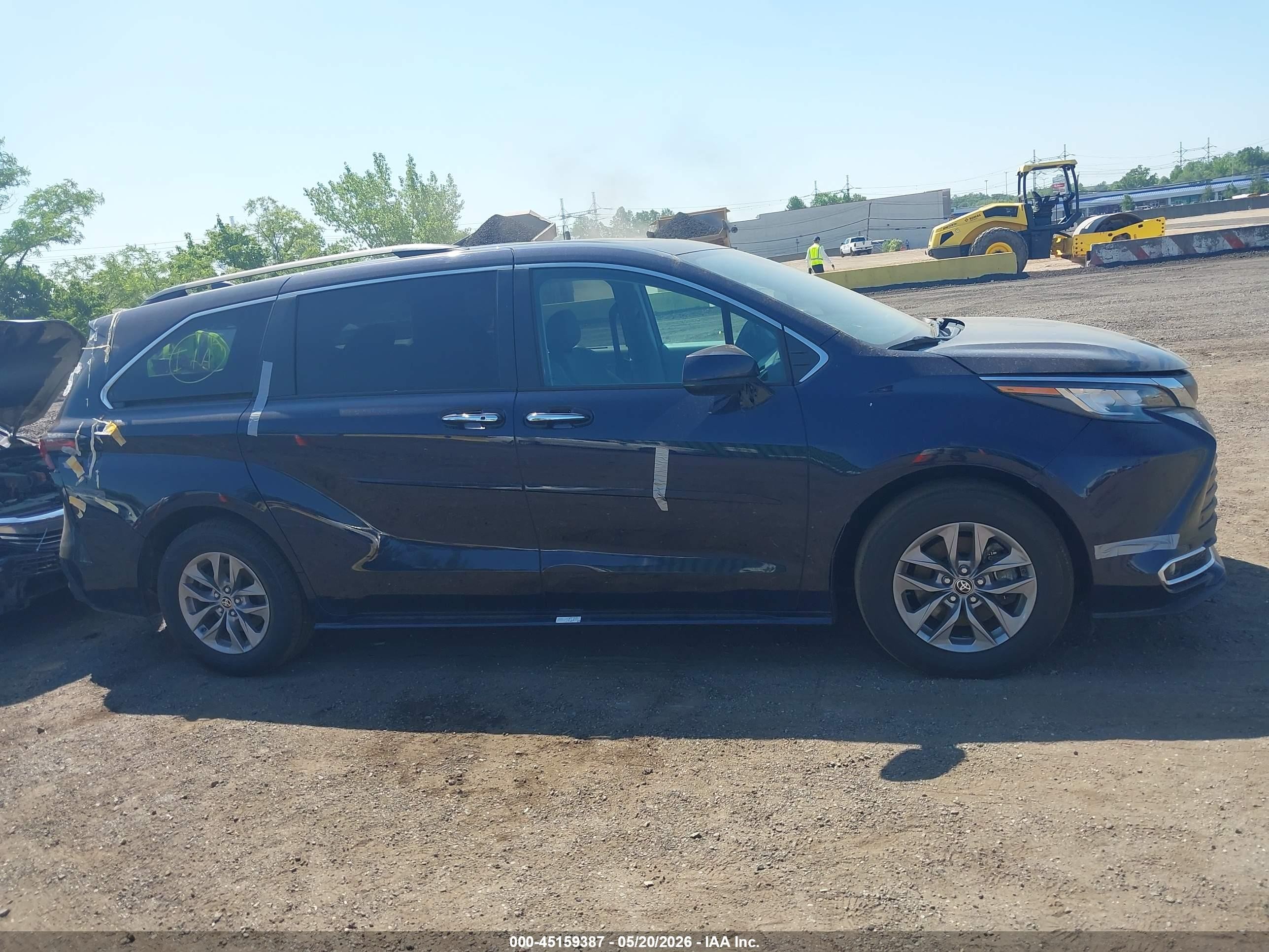 2023 Toyota Sienna Xle Синий vin: 5TDYSKFCXPS088721