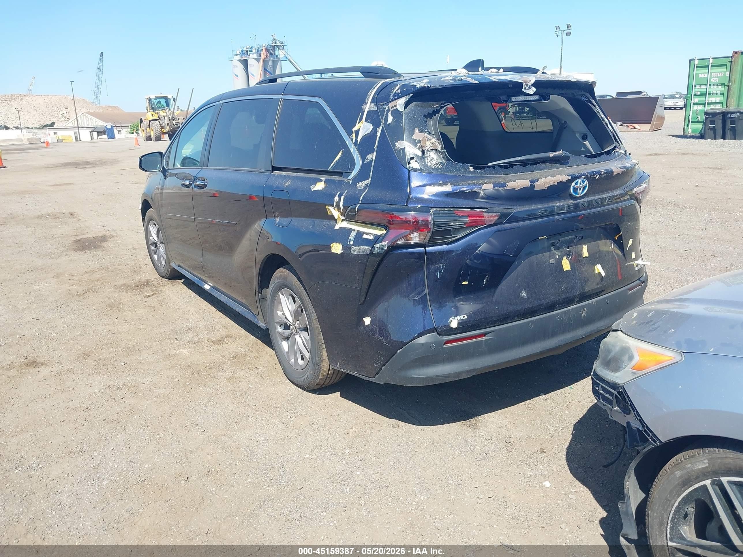 2023 Toyota Sienna Xle Синий vin: 5TDYSKFCXPS088721