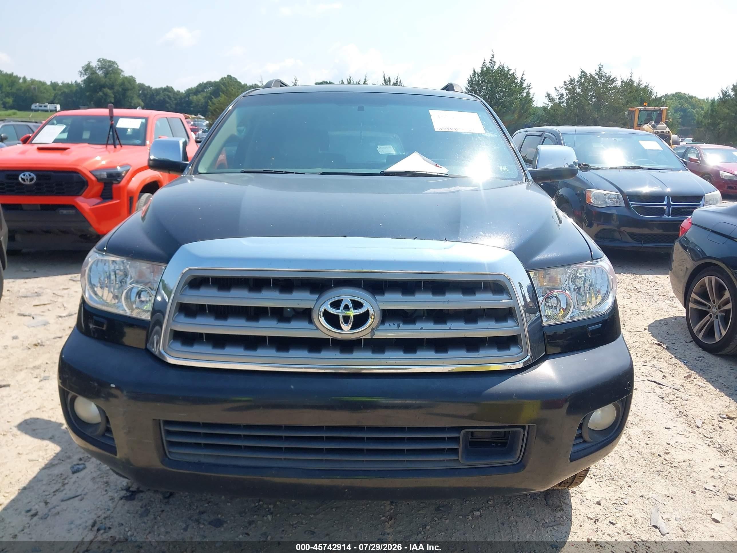 2010 Toyota Sequoia Platinum 5.7l V8 Black vin: 5TDYY5G11AS023258