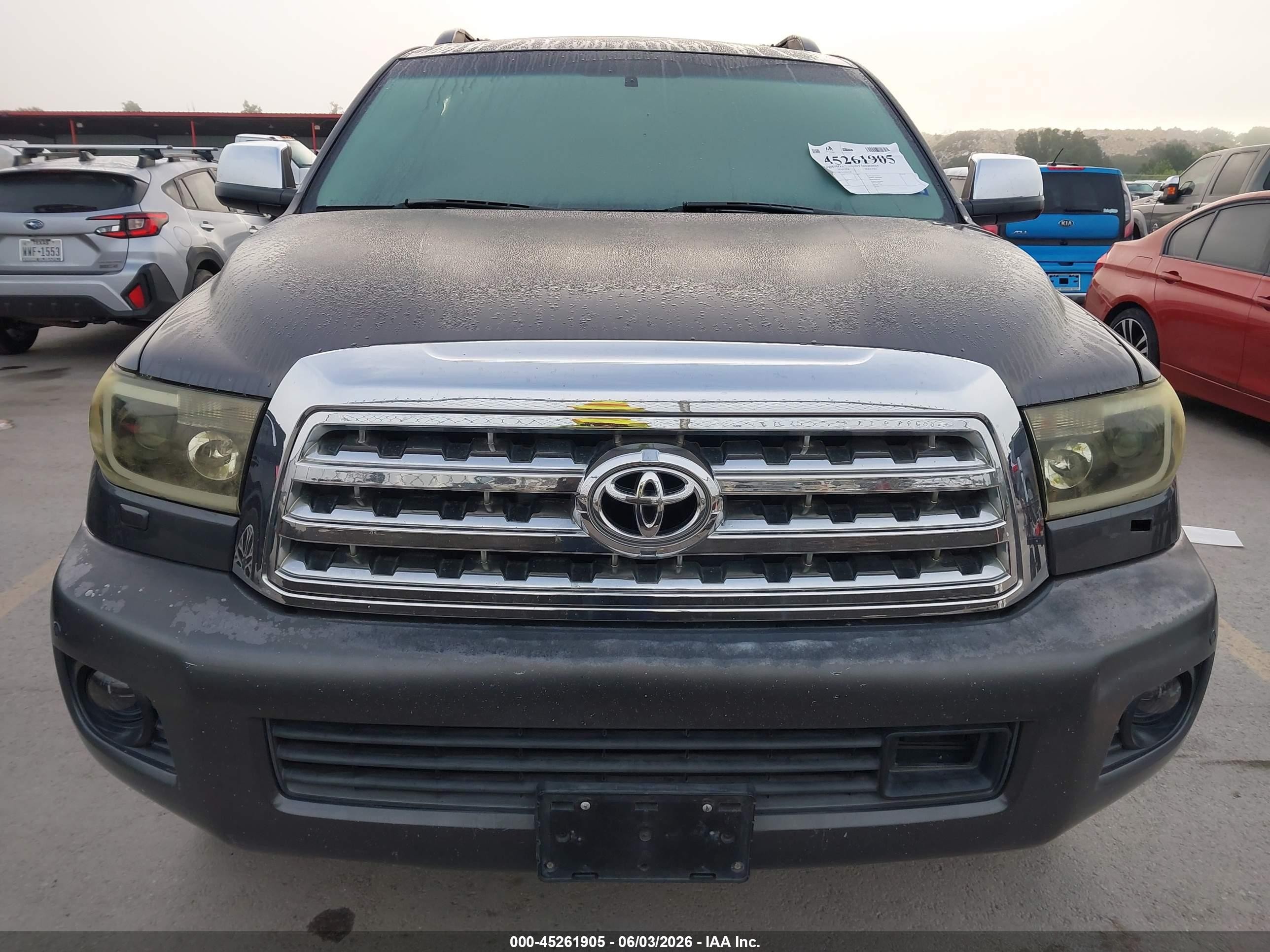 2012 Toyota Sequoia Platinum 5.7l V8 Gray vin: 5TDYY5G11CS041228