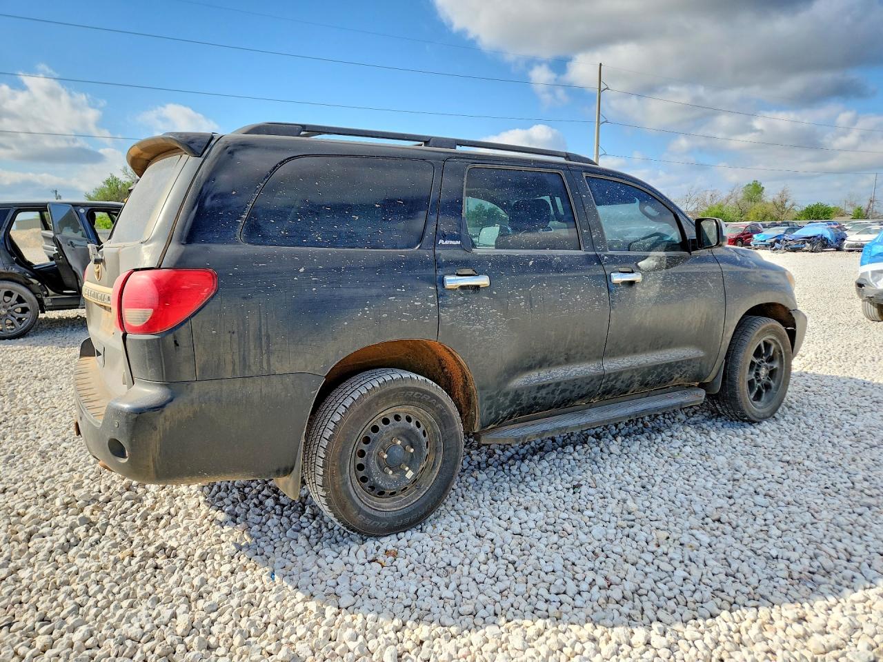 2013 Toyota Sequoia Platinum Black vin: 5TDYY5G12DS044396