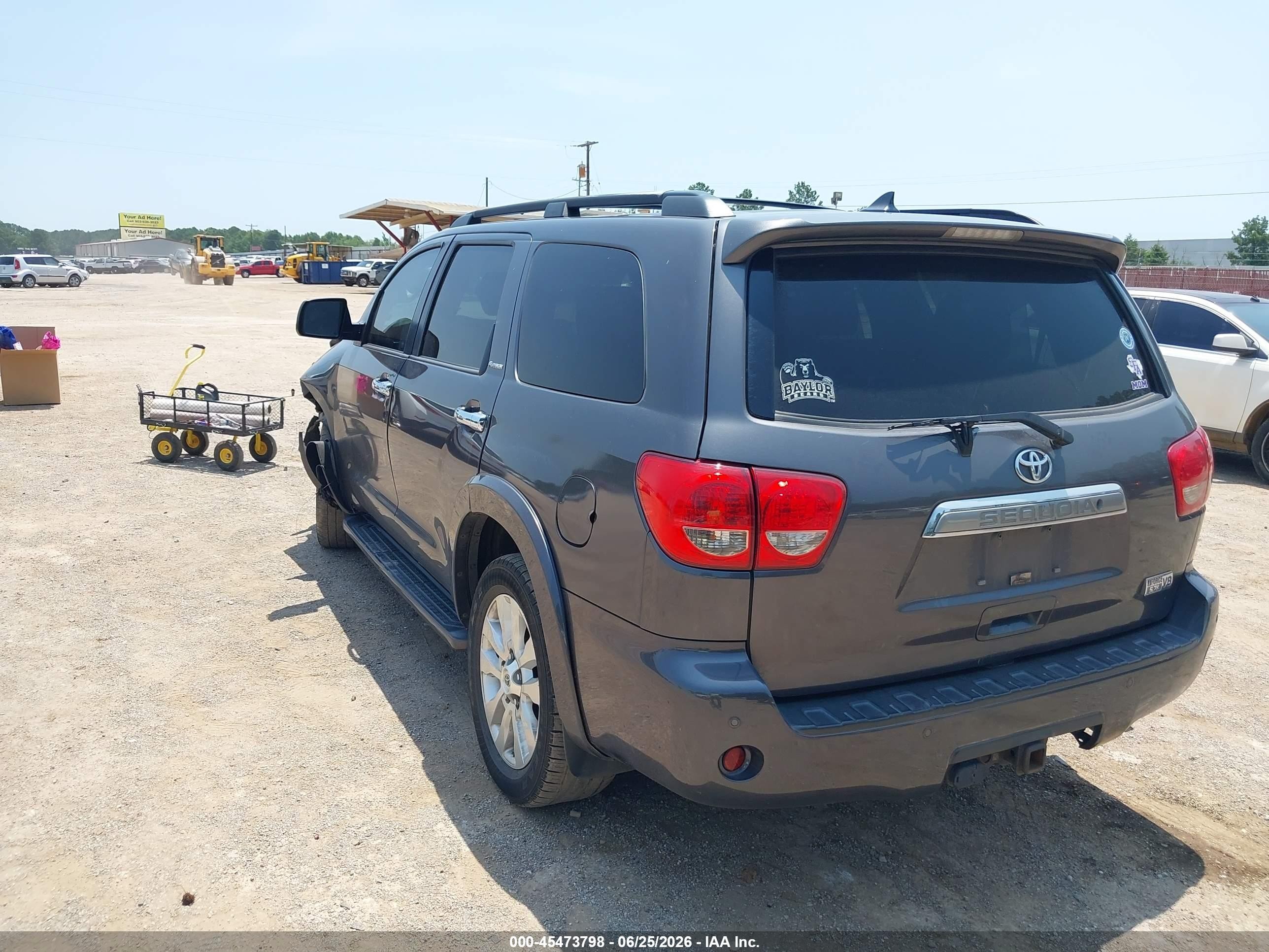 2013 Toyota Sequoia Platinum 5.7l V8 Gray vin: 5TDYY5G16DS045308