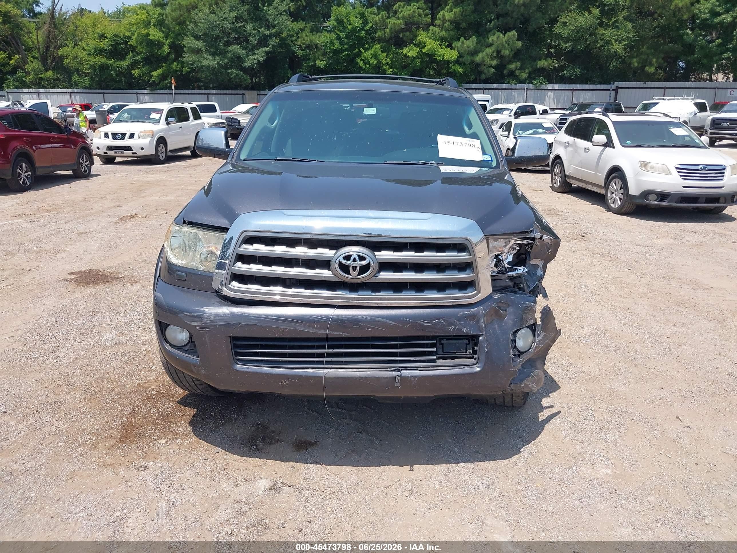 2013 Toyota Sequoia Platinum 5.7l V8 Gray vin: 5TDYY5G16DS045308