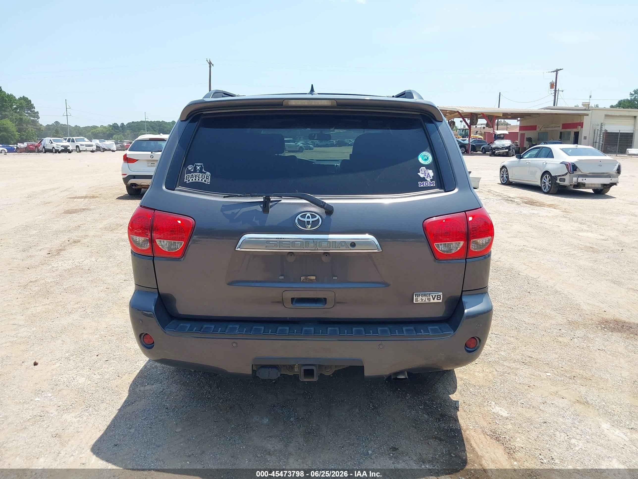 2013 Toyota Sequoia Platinum 5.7l V8 Gray vin: 5TDYY5G16DS045308