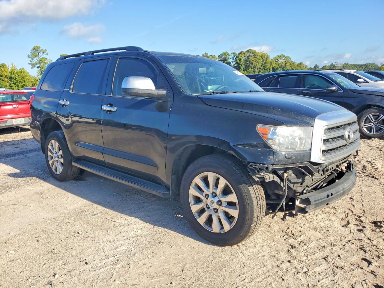 2012 Toyota Sequoia Platinum Black vin: 5TDYY5G18CS041355