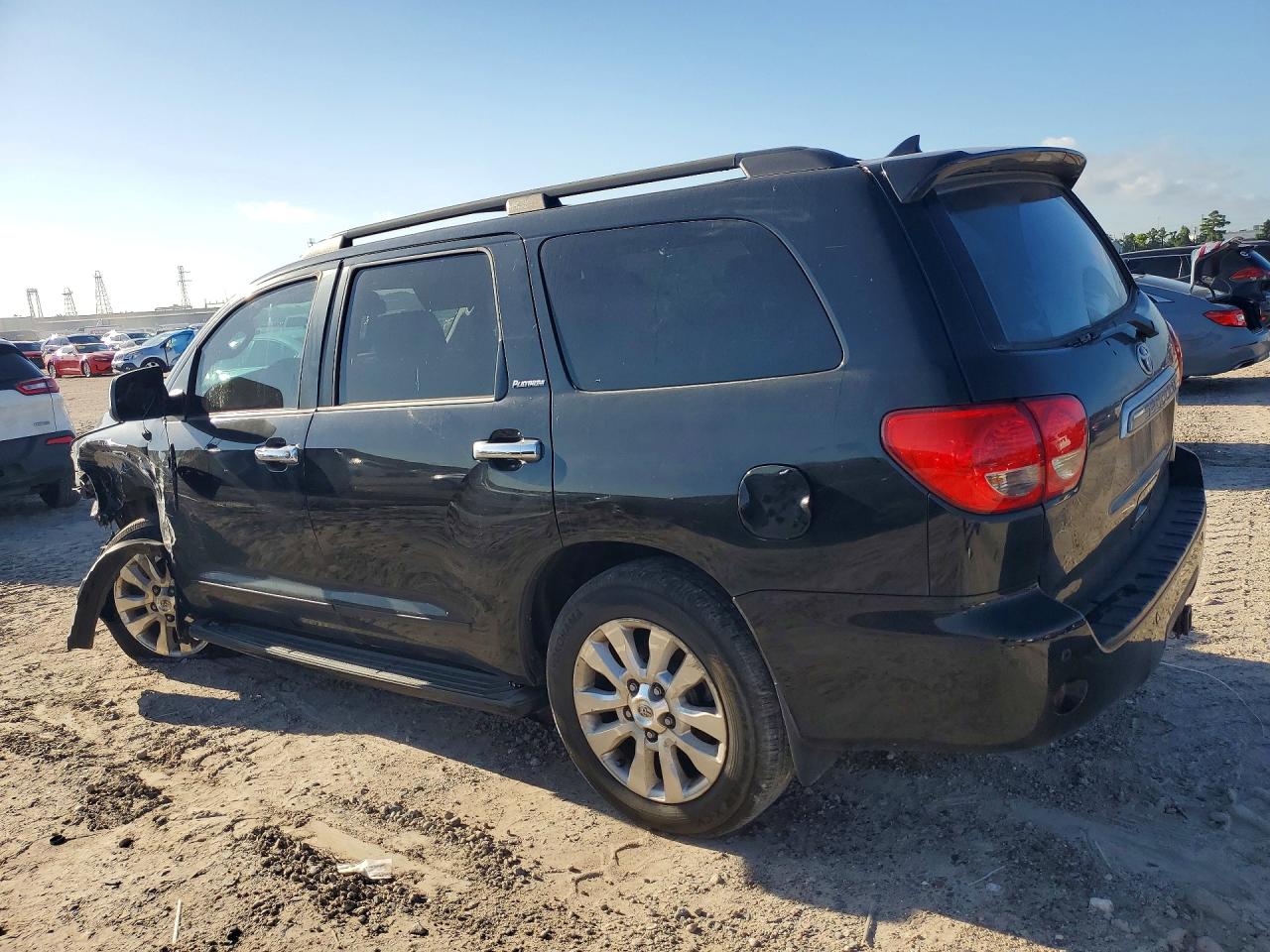 2012 Toyota Sequoia Platinum Black vin: 5TDYY5G18CS041355