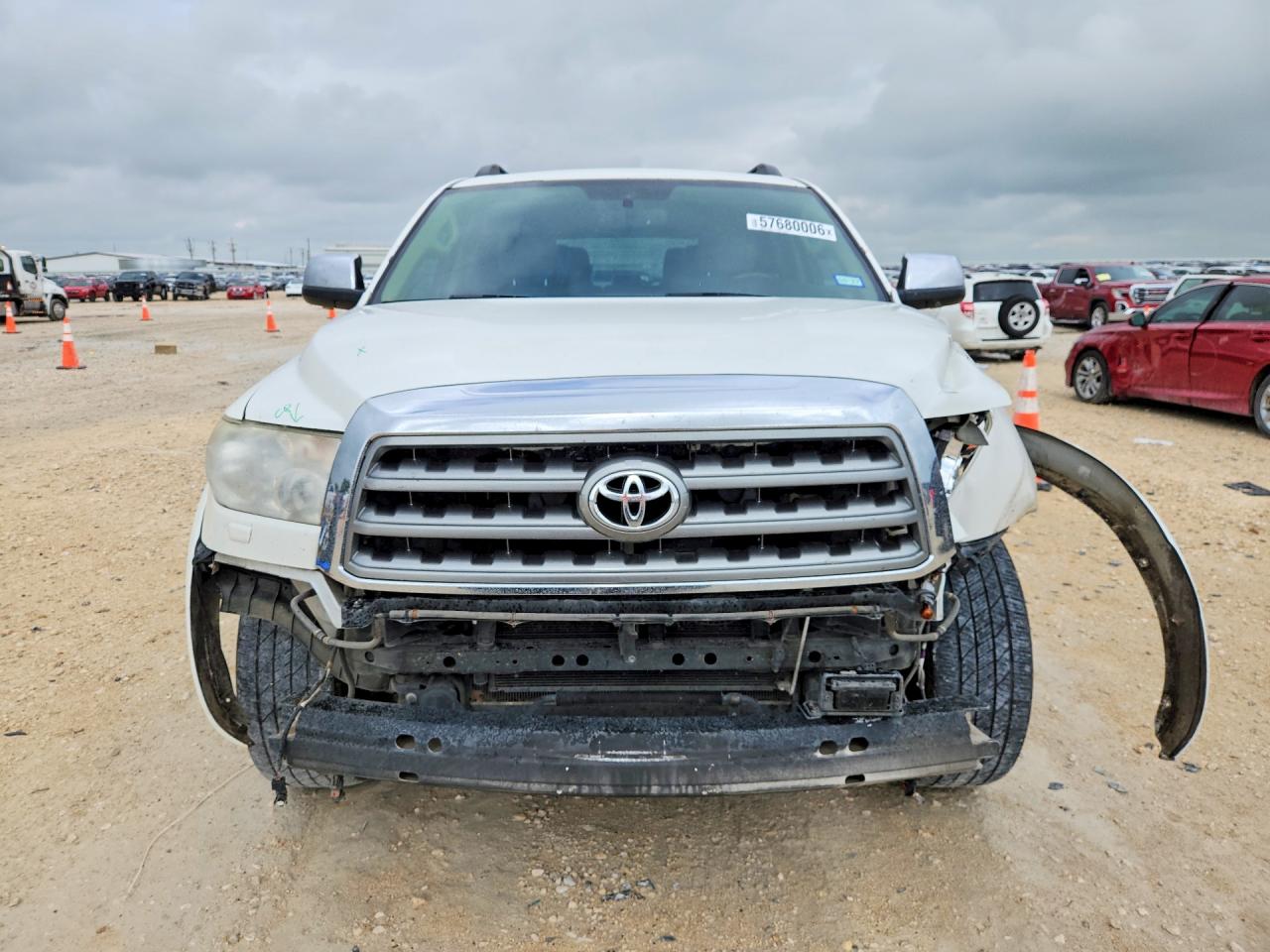 2015 Toyota Sequoia Platinum White vin: 5TDYY5G18FS057950
