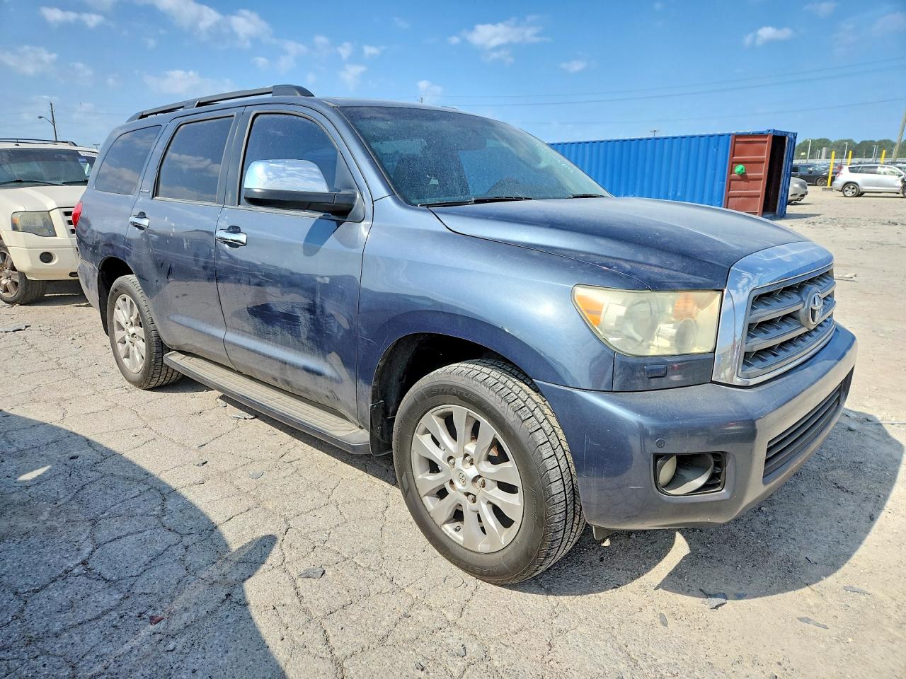 2010 Toyota Sequoia Platinum Blue vin: 5TDYY5G19AS025002