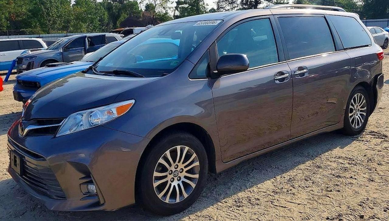 2020 Toyota Sienna Xle 8-passenger Gray vin: 5TDYZ3DC1LS040703