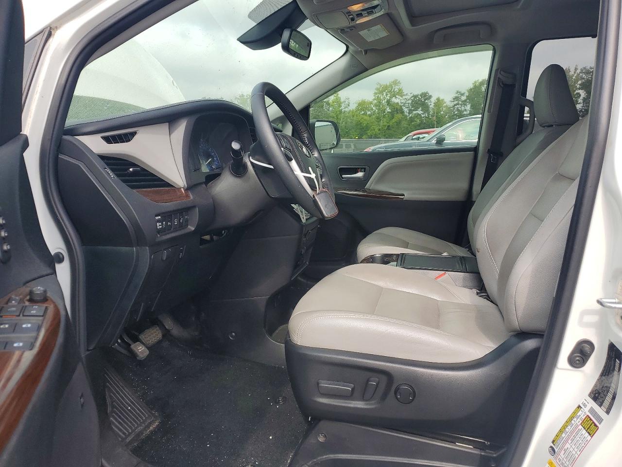 2018 Toyota Sienna Limited Premium 7-passenger White vin: 5TDYZ3DC7JS959361