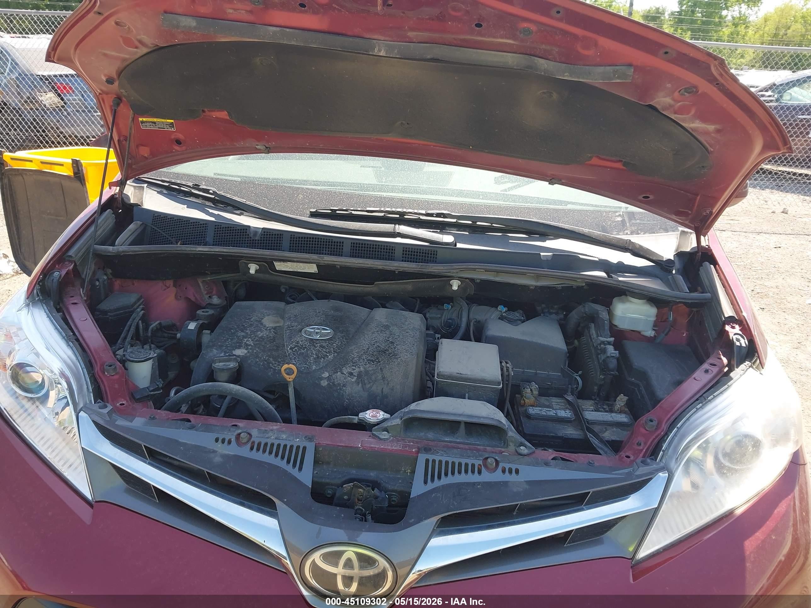 2020 Toyota Sienna Xle Red vin: 5TDYZ3DC8LS022831
