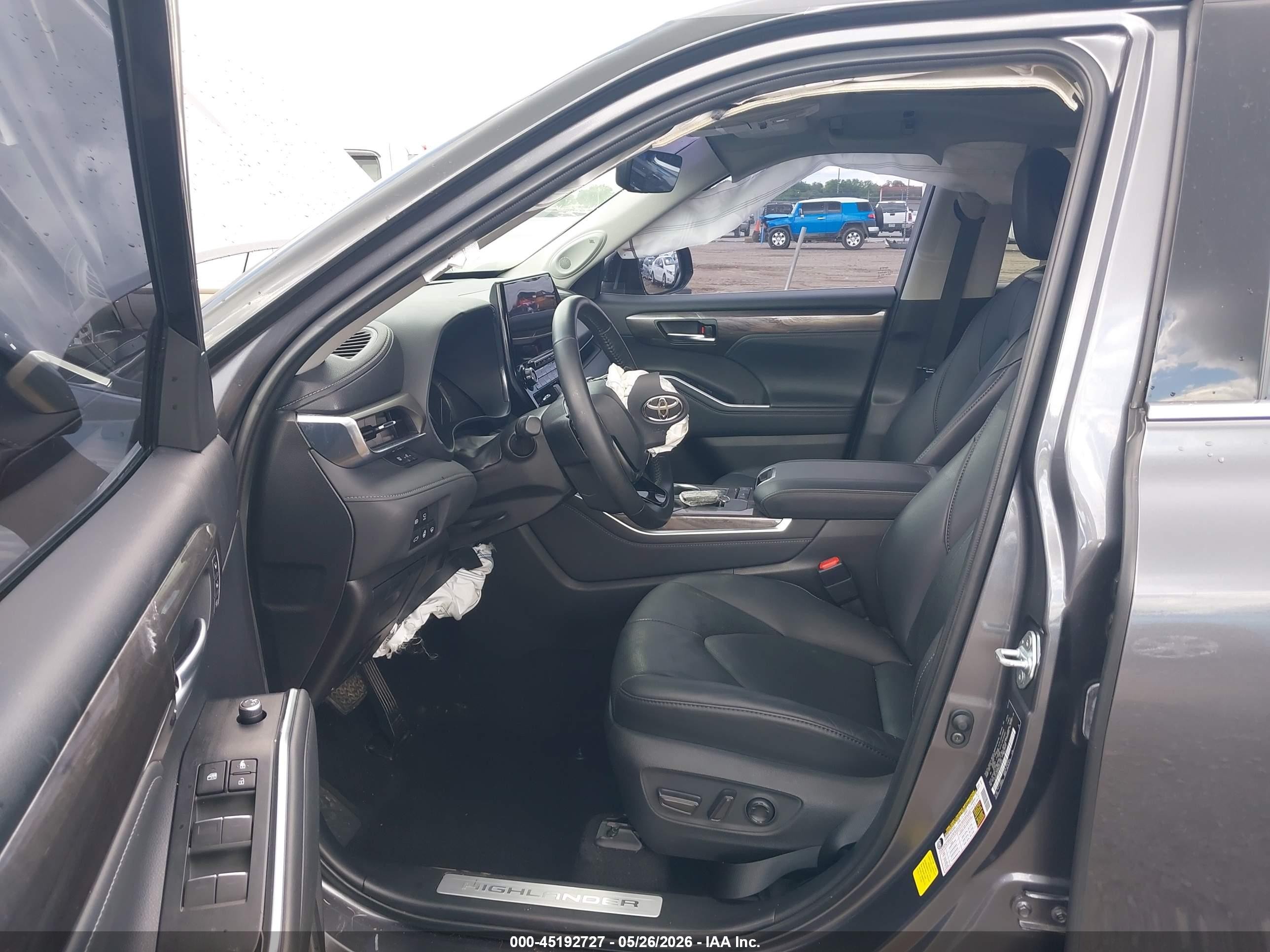 2021 Toyota Highlander Limited Gray vin: 5TDYZRAH9MS521562
