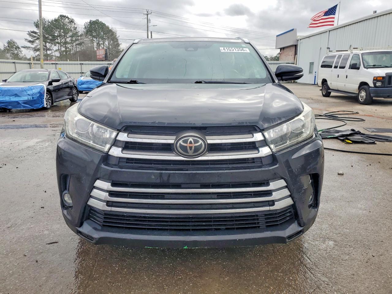 2019 Toyota Highlander Limited Черный vin: 5TDYZRFH8KS352737