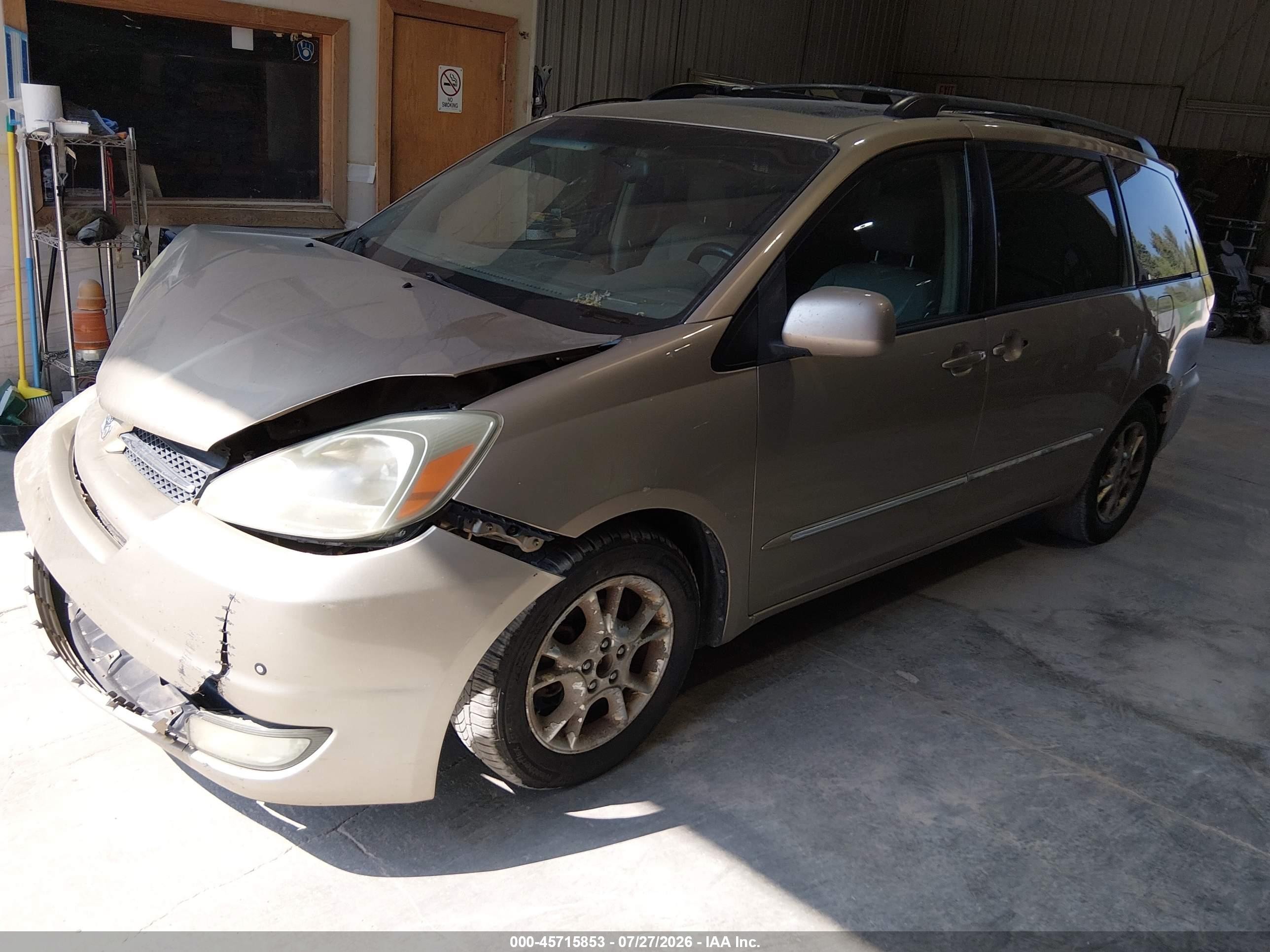 2004 Toyota Sienna Xle Limited Золотой vin: 5TDZA22C04S128796