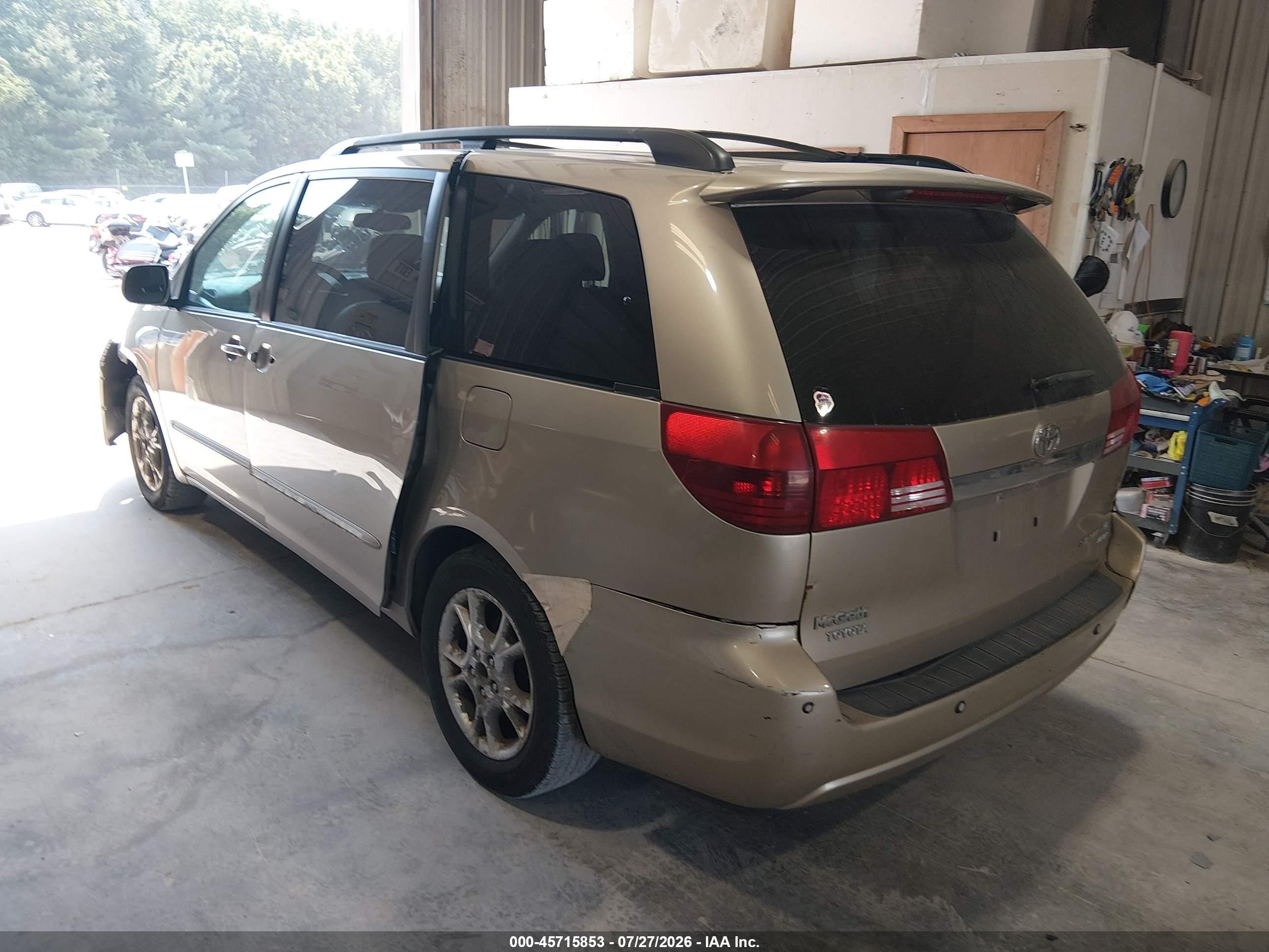 2004 Toyota Sienna Xle Limited Золотой vin: 5TDZA22C04S128796